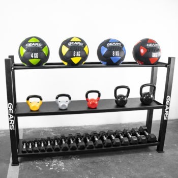 halter dumbell wall ball kettlebell